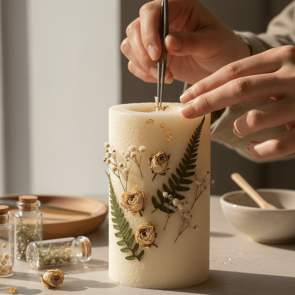 Shamrock Global candle-making workshop in session