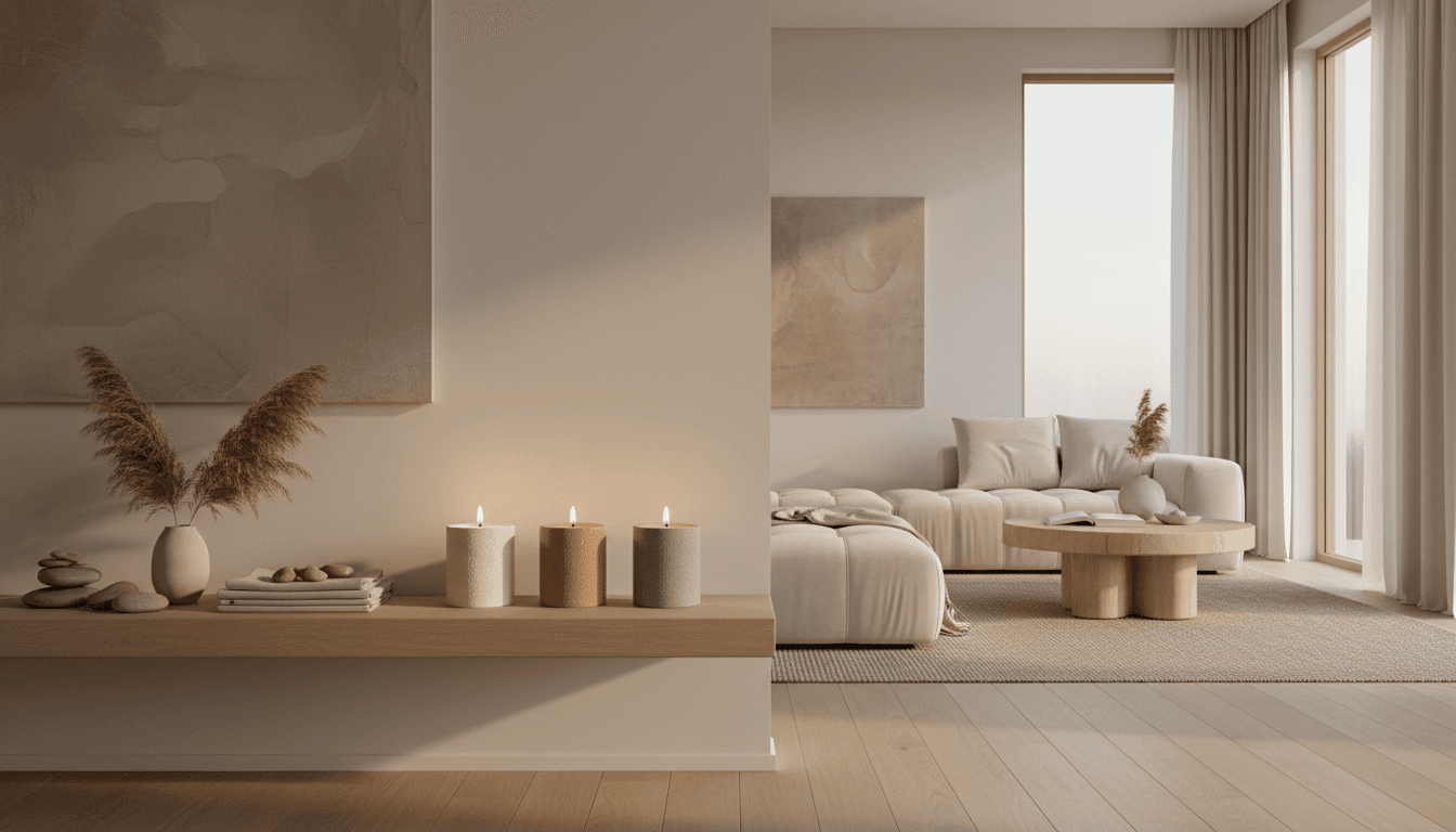 Curated collection of luxury handmade candles